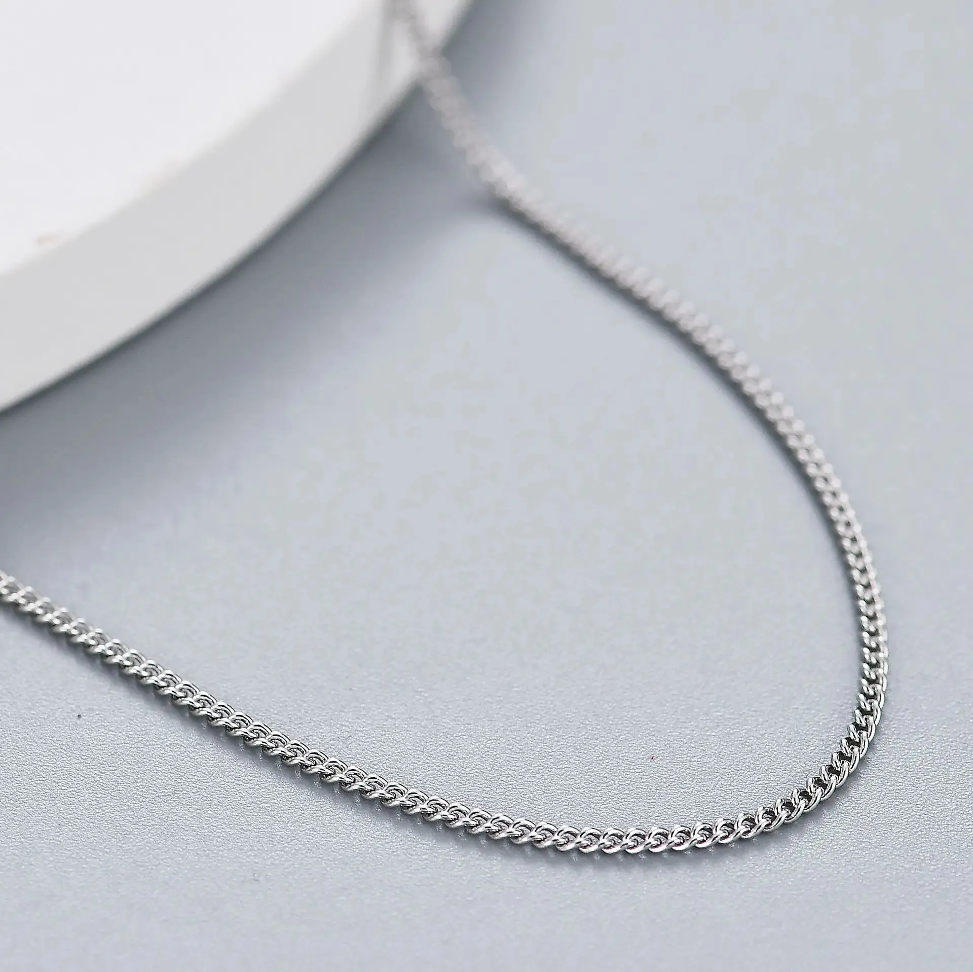 SC-6 Catena d'argento italiana, gioielli a forma di serpente, catene in argento intrecciate all'ingrosso all'ingrosso_voghion.com