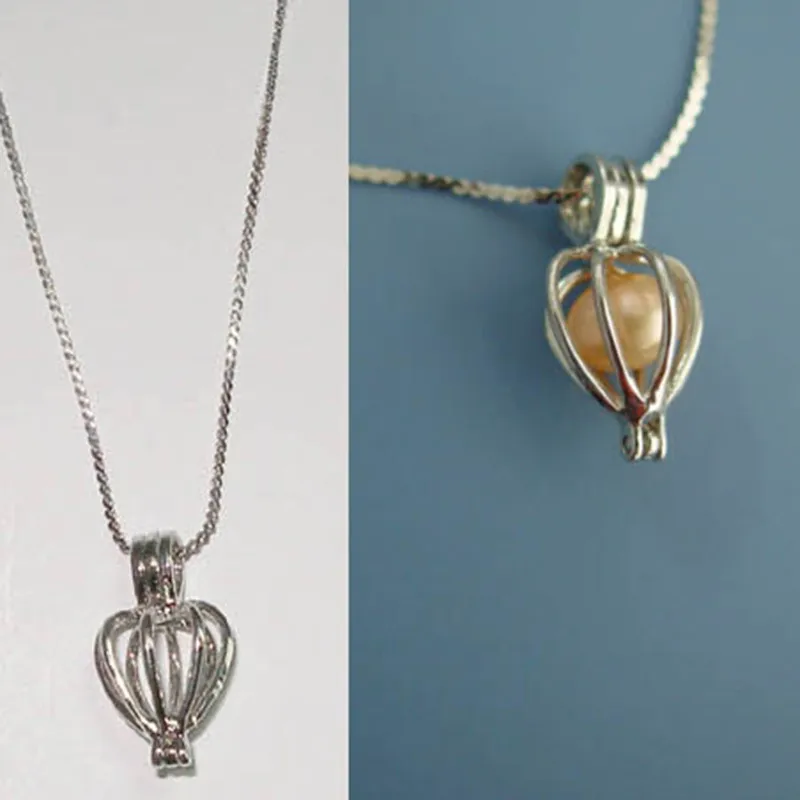 Anhänger Halsketten Liebesperlenkette Natürliche Auster Süßwasser Set Frauen Modeschmuck Geheimnisvolle Überraschung_voghion.com