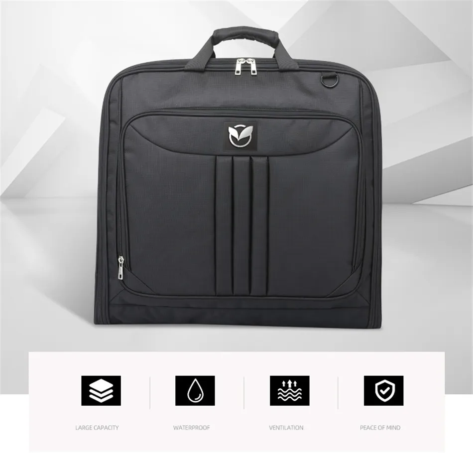 Herren Business Reisetasche Faltbare Wasserdichte Oxford Multifunktionale Lage Laptop Handtasche Staubdicht Tragbare Anzug Lagerung_voghion.com