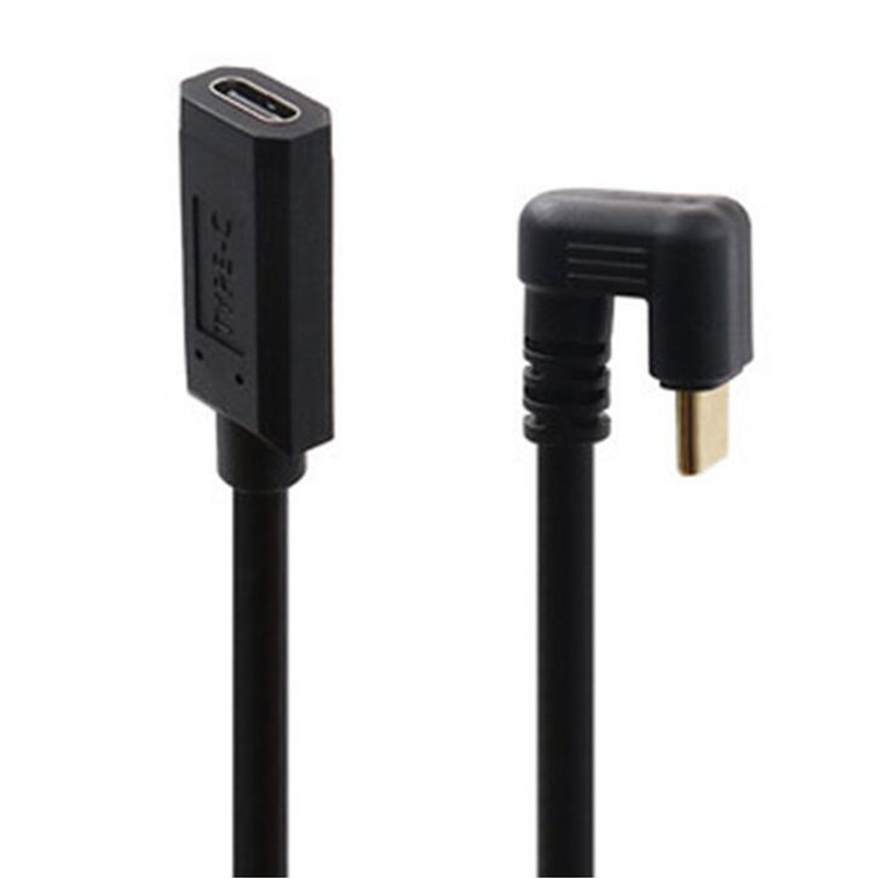 USB 3.1 tip C muški-ženski 4K 60Hz kabel za punjenje U-oblikovani USB-C 180 stupnjeva 10 Gbps audio video kabel 0,3 m 0,6 m 1 m 1,8 m_voghion.com