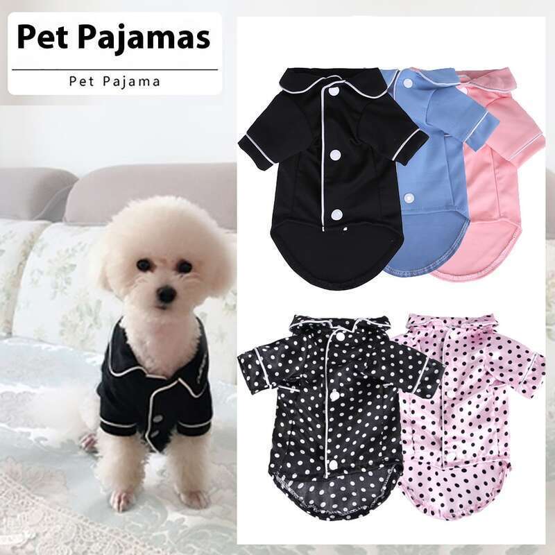 Pet Pajamas, Home Tea Cup Small Dog, Teddy Bear, Knitted Clothes, Summer Clothing_voghion.com