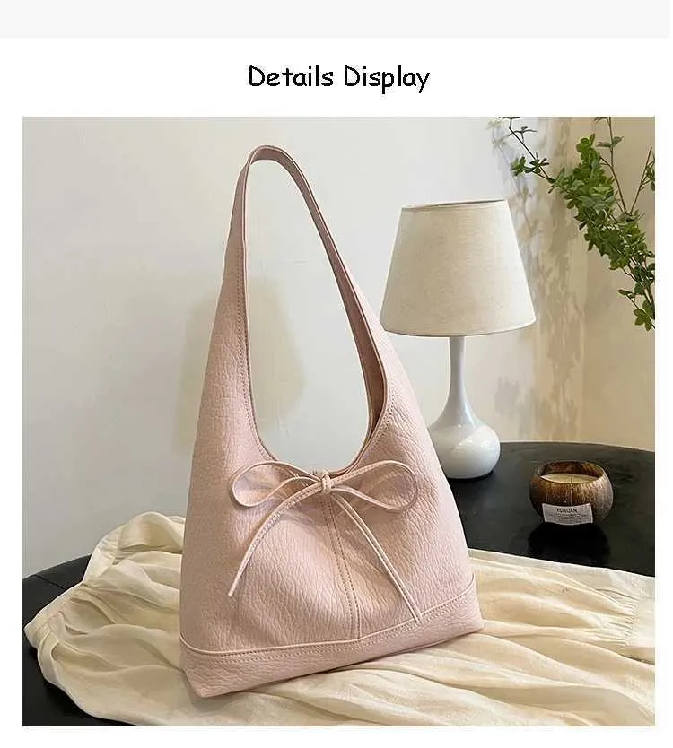 Sac à main en cuir PU solide et décontracté pour femme, sacoche à bandoulière polyvalente pour les déplacements quotidiens, grande capacité, sous les bras_voghion.com