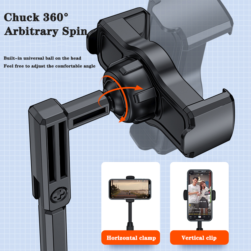 Phone Stand For iPhone Xiaomi Samsung Live Broadcast Multifunction Retractable Cell Phone Support Desk Holder Phone Accessories_voghion.com