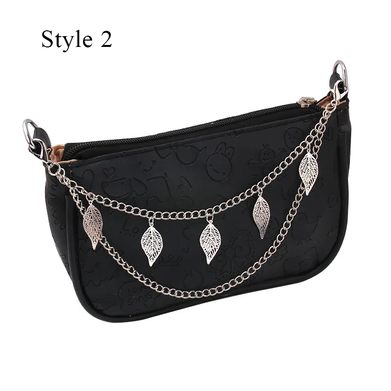 Multi-layer Metal Strap For Bags DIY Handles Heart Star Pendant Shoulder Decorative Chain Straps Bag Accessories_voghion.com