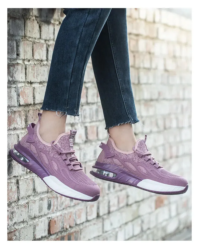 Steel Toe For Breathable Shoes Women Safety Puncture Proof Sport Work Sneakers Construction Security Boots_voghion.com