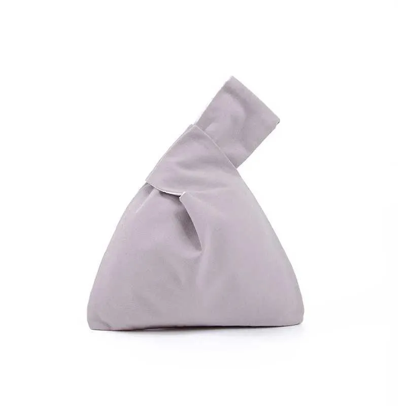 Borsa da shopping leggera riutilizzabile ecologica in cotone Wens Knot Wrist, porta monete Y241106_voghion.com