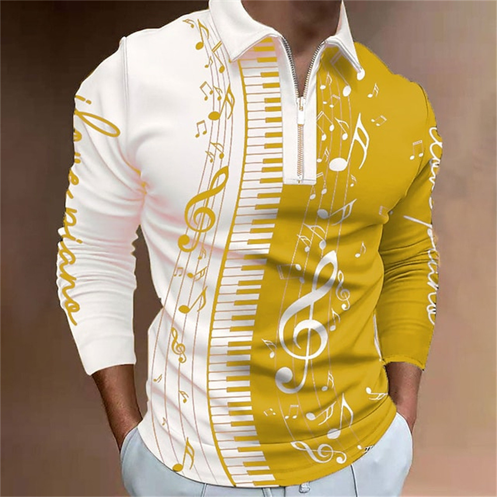 Polo à manches longues et col rond pour garçon, qualité imbattable, motif 3D, tendance, surdimensionné_voghion.com