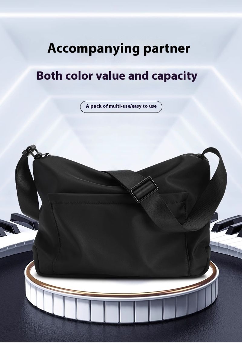 Leichte Herrentasche, diagonaler kleiner Rucksack, funktionelle Umhängetasche, trendige und modische Umhängetasche für_voghion.com