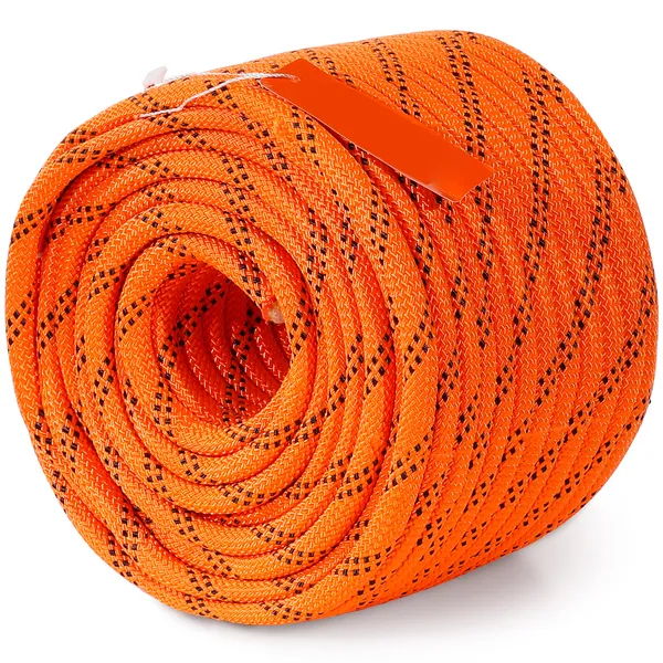 Corda da arboricoltura a doppia treccia in poliestere, 0,95 cm (3/8") x 36,6 m (120"), 48 fili_voghion.com
