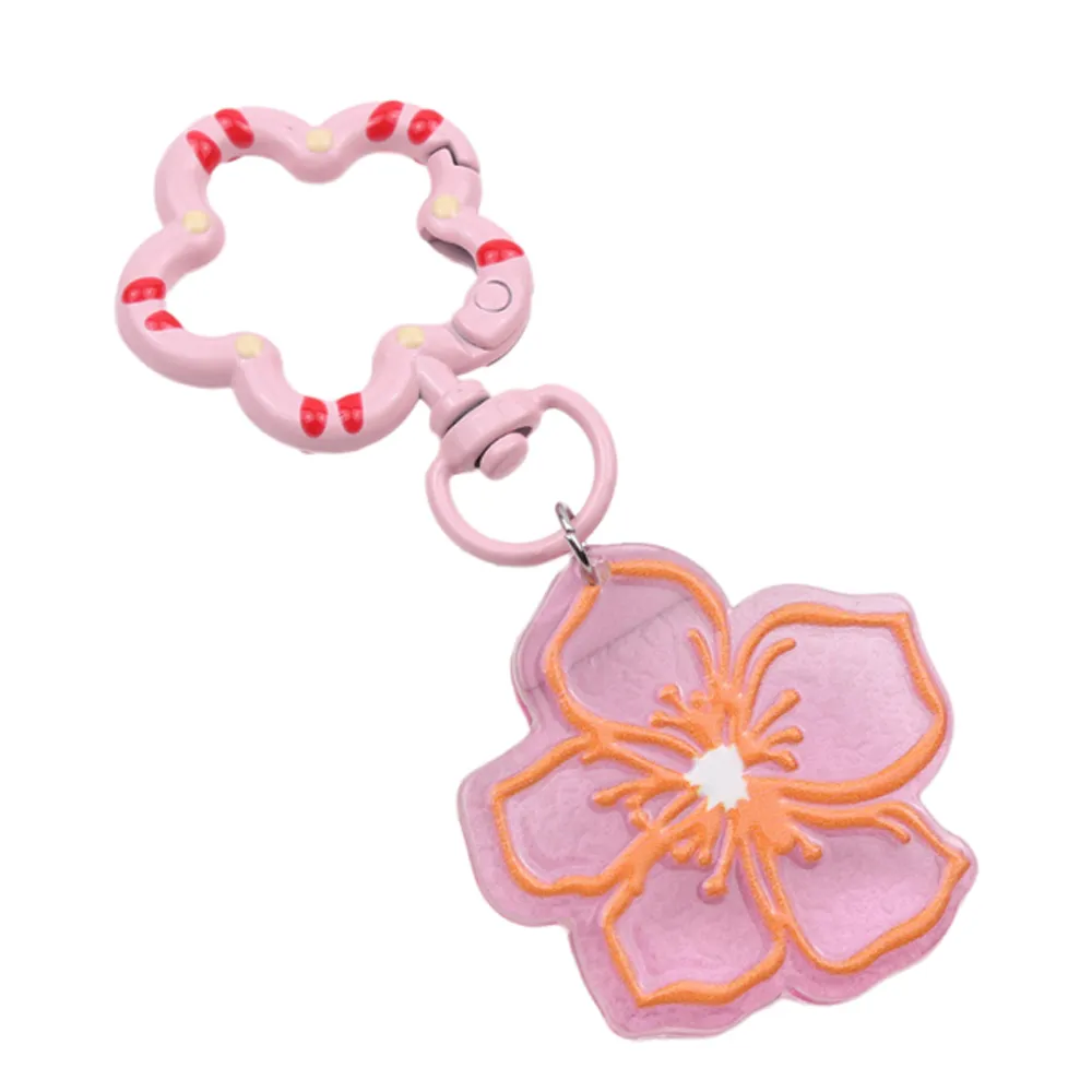 Y2K Stern Schlüsselanhänger Anhänger Niedliche Hohlblume Schlüsselanhänger Rucksack Dekoration Tasche Charm Schmuck Valentinstag Geschenk_voghion.com