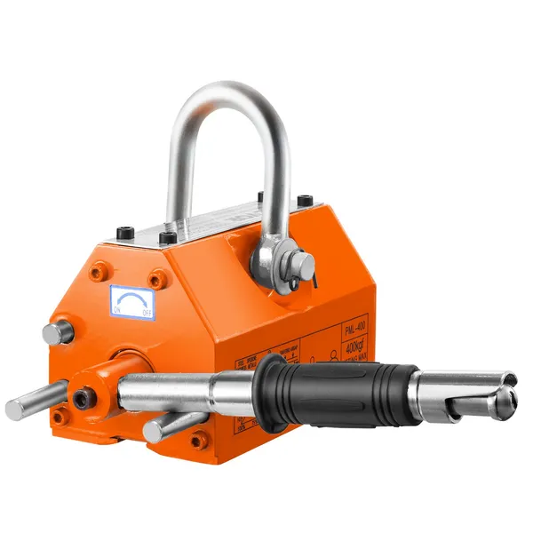 Magnetheber 880 lbs 400 kg Zugkraft 2,5 Sicherheitsfaktor Permanent Neodym Stahlkonstruktion mit Auslösemechanismus zum Heben_voghion.com