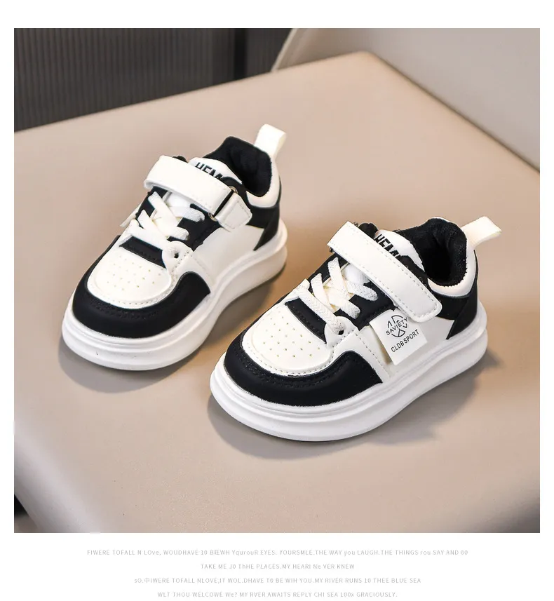 Kids Sneakers White Pink Black Children Casual Littlesprouts Boys Girls Toddler Outdoor Sports Trainers Shoes Sizes 22 -_desvips.com