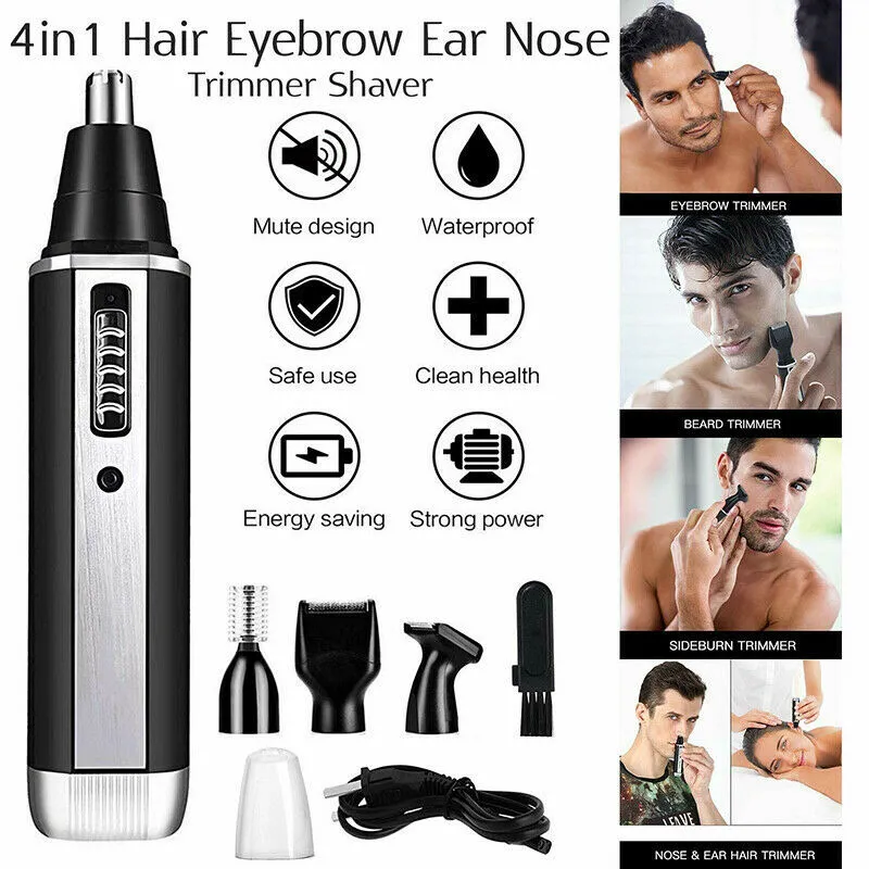 4-in-1 Rechargeable Trimmer For Men/women's Facial Hair Grooming_voghion.com