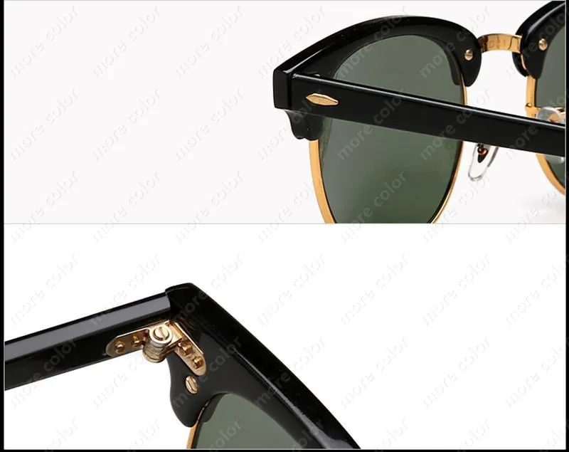 Klassische Brillen Mode Sonnenbrillen Männer Frauen Acetat Rahmen Glaslinse Sonnenbrille für Mann männlich mit Box Gafas De Sol_voghion.com