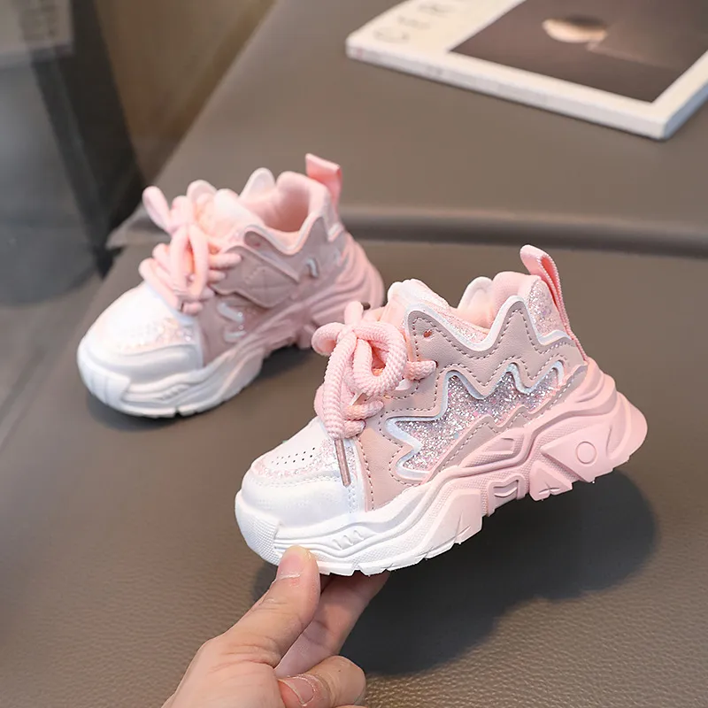 Boys Girls Leather Sport Children Tennis Running Cutefeet Fashion Kids Soft Bottom Toddler Sneakers for Baby Infant_voghion.com