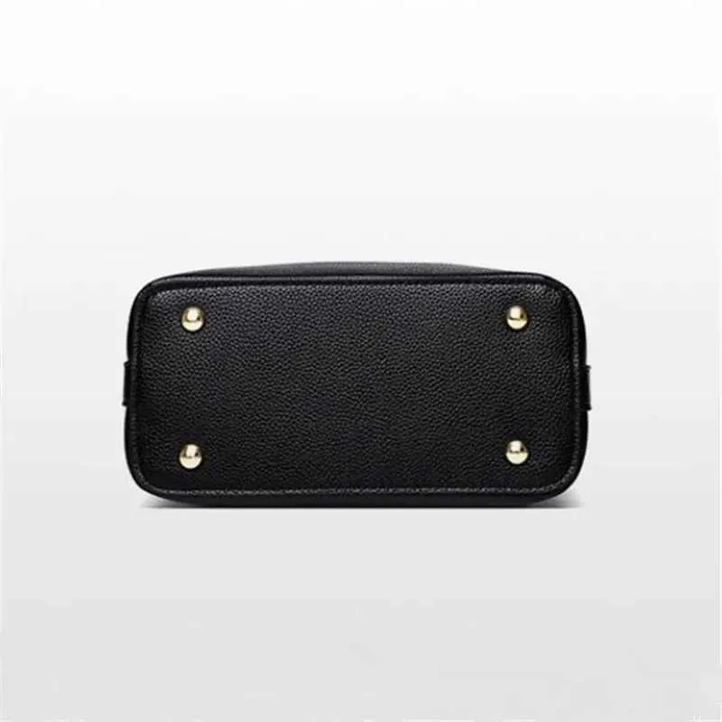 Borsa a secchiello in pelle da donna, elegante, con manico superiore, comoda tracolla, design alla moda, borsa a mano, tracolla_voghion.com