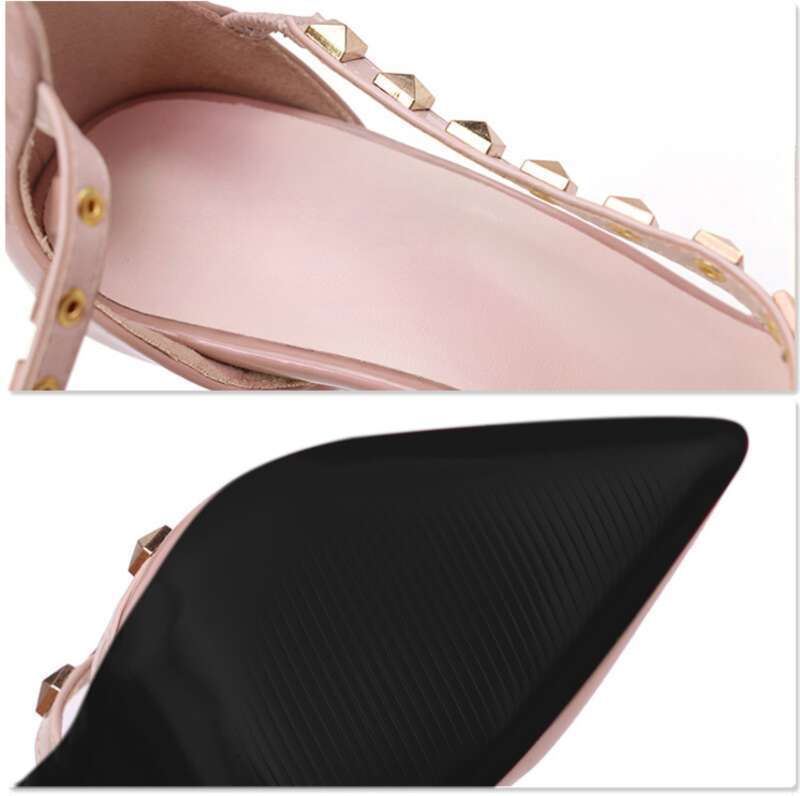 Escarpins simples, sexy et fins, bouche peu profonde, clous pointus, bride creuse_voghion.com