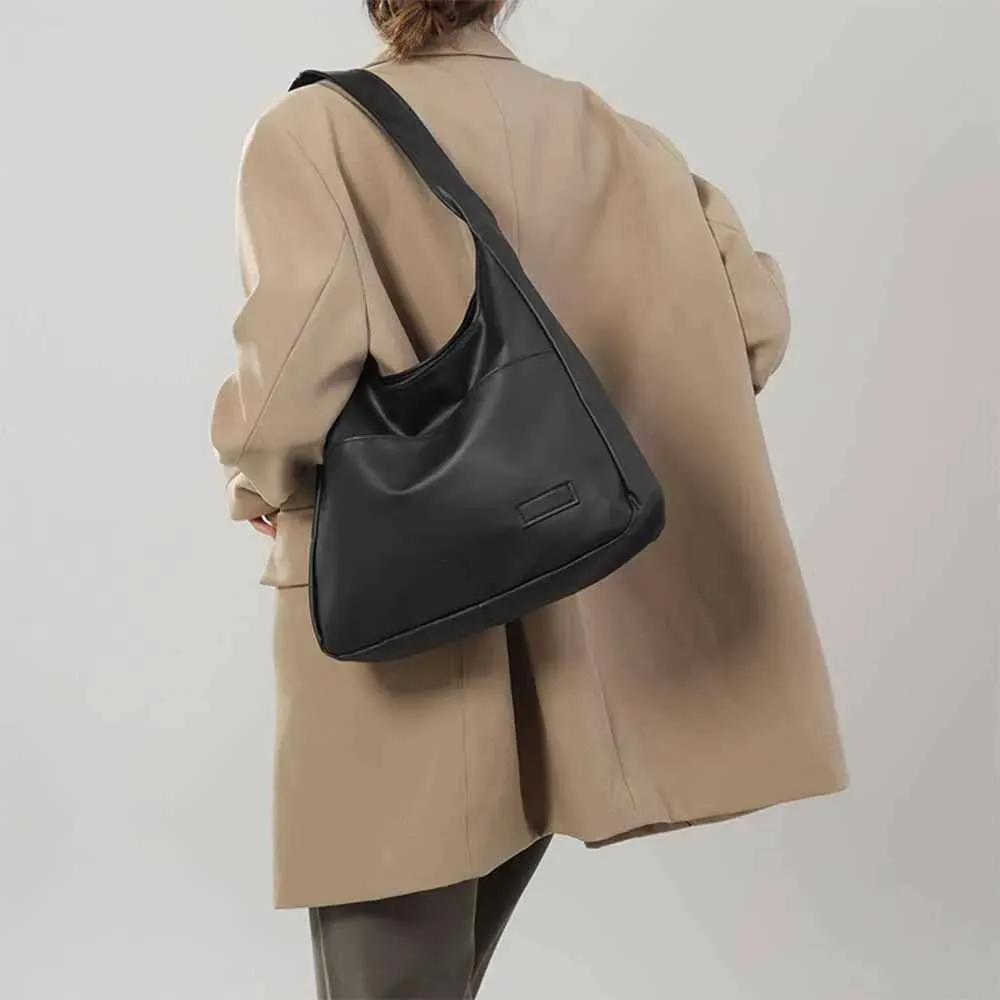 Sac à bandoulière rétro à la mode et minimaliste, sac à main décontracté tendance pour les déplacements quotidiens, grande capacité -llC241106_voghion.com