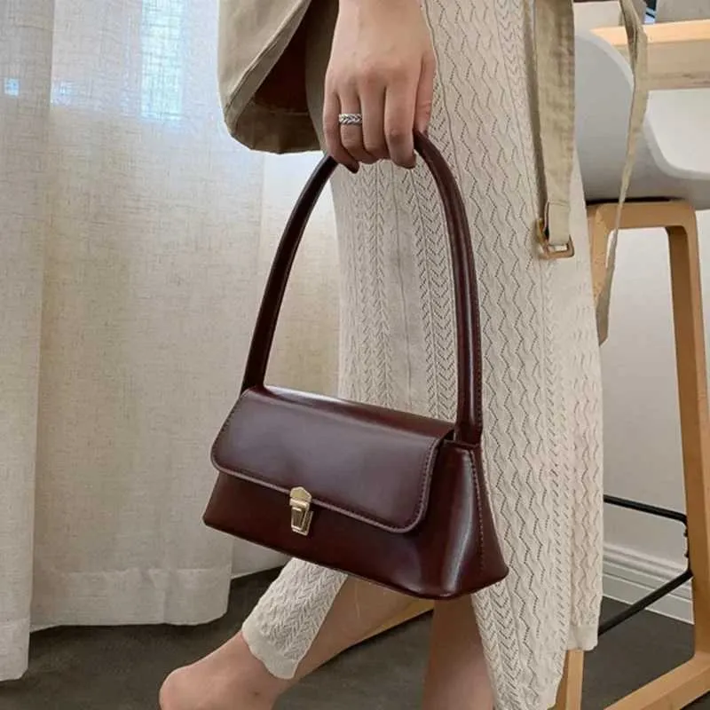 Shoulder Bag Crossbody Bag And Handbag Set For Women Solid Colour_voghion.com