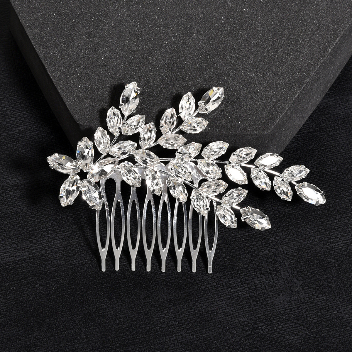 Pettine per capelli con strass Mailang, piccolo copricapo da sposa scintillante, accessori e trucco, spedizione gratuita, accessori per abiti, pettine per capelli per l'ospite di compleanno_voghion.com