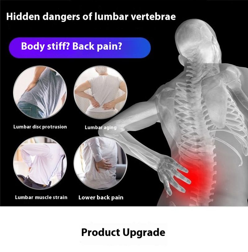 [4a marcia] correttore divaricatore curvatura della protrusione del disco Massaggio lombare agopuntura e moxibustione magnetoterapia_voghion.com