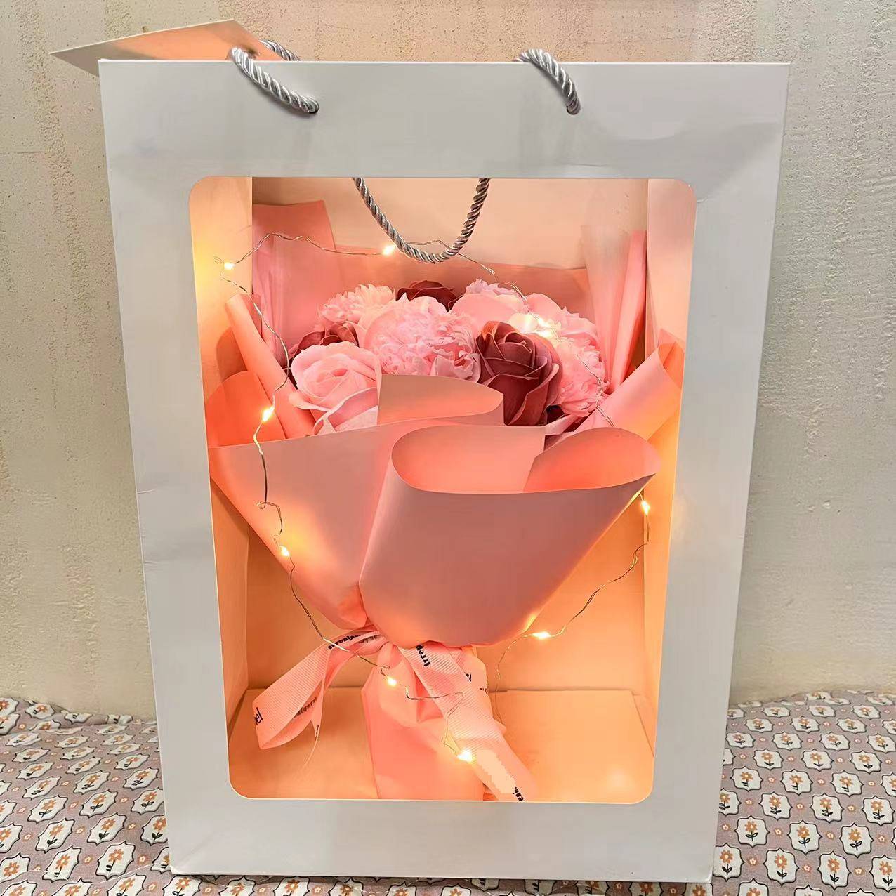 Festival Gifts Christmas Baby's Breath Bouquets Dried Flowers Bouquets Mother's Day Gift Teacher's Day Bouquets For Teachers Gift_voghion.com