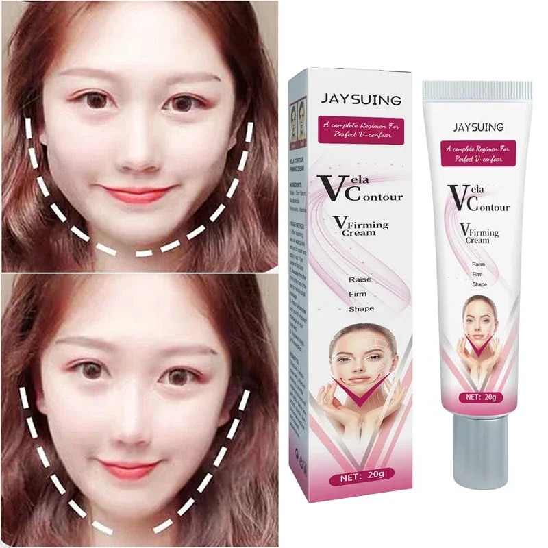 V-Shape Face Slimming Cream Remove Double Chin Firming Lifting Face Line Fat Burning Anti Aging Beauty Massage Care Products_voghion.com