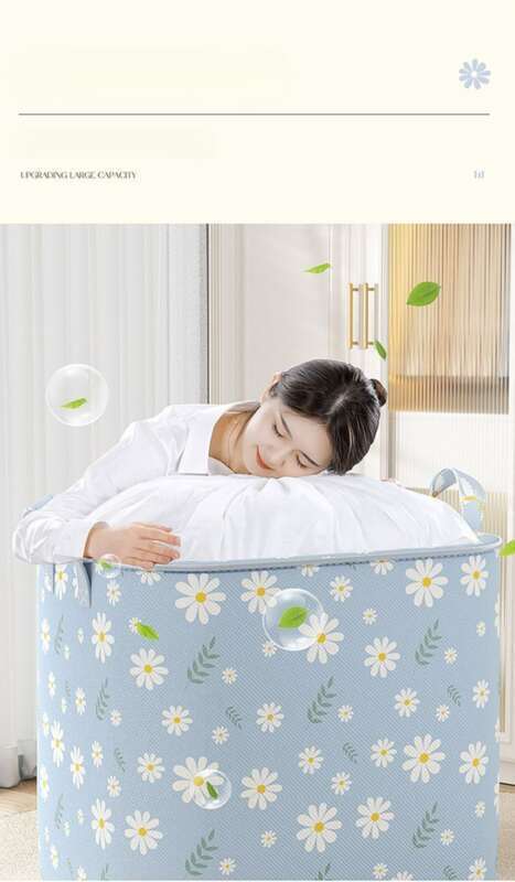 Universal Large Capacity Household Clothes Quilt Folding Bag Waterproof And Moisture Proof Storage Box Student Dormitory_voghion.com