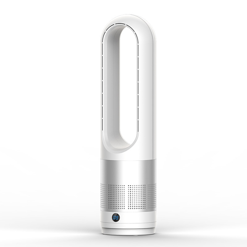 Ventilador sin aspas, 1 pieza, ventilador eléctrico de escritorio silencioso con iones negativos, aire acondicionado de pie para el hogar