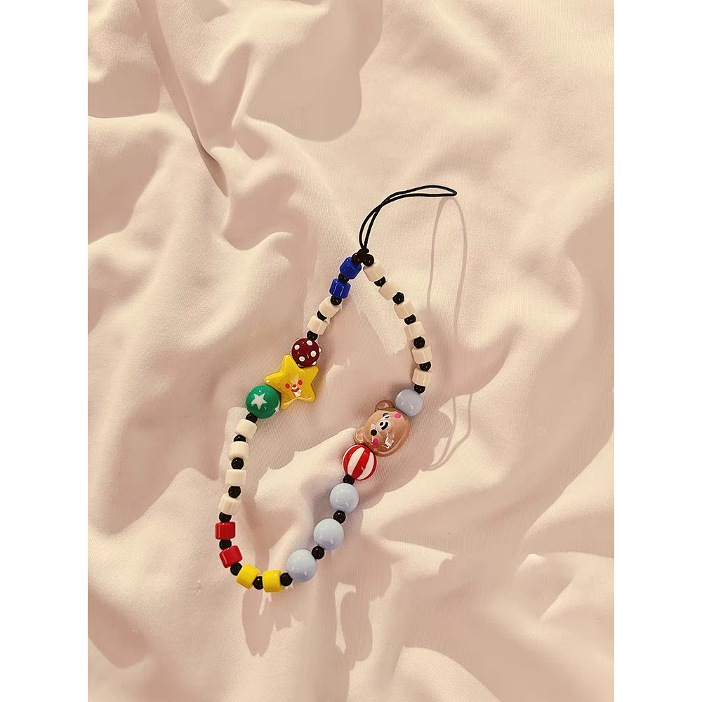 Kreatives buntes Perlenarmband, Telefonanhänger SJZJ_voghion.com