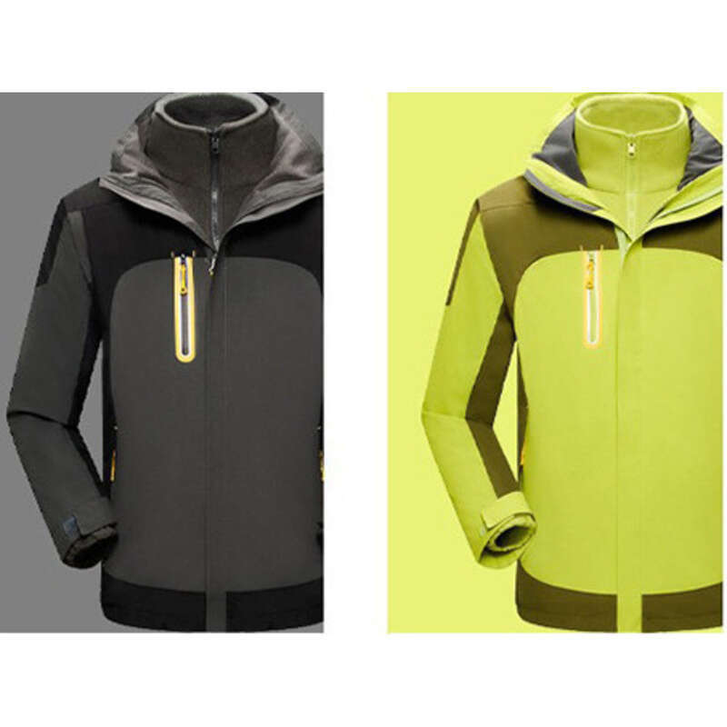 Men's And Women's Three In One Thermal, Windproof, Waterproof Outdoor Printed Embroidery_voghion.com
