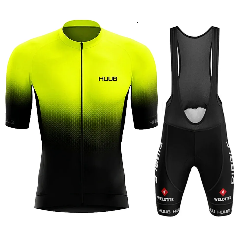 HUUB Ropa de verano para hombre, pantalones cortos de ciclismo, maillot de ciclismo de montaña, uniforme completo para hombre, chaqueta de carretera, pantalones, traje deportivo de bicicleta de gel_voghion.com