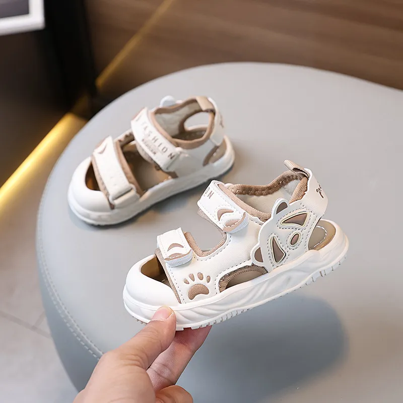 Sandalias de verano para niños, suelas suaves, antideslizantes, para playa, talla 16_voghion.com