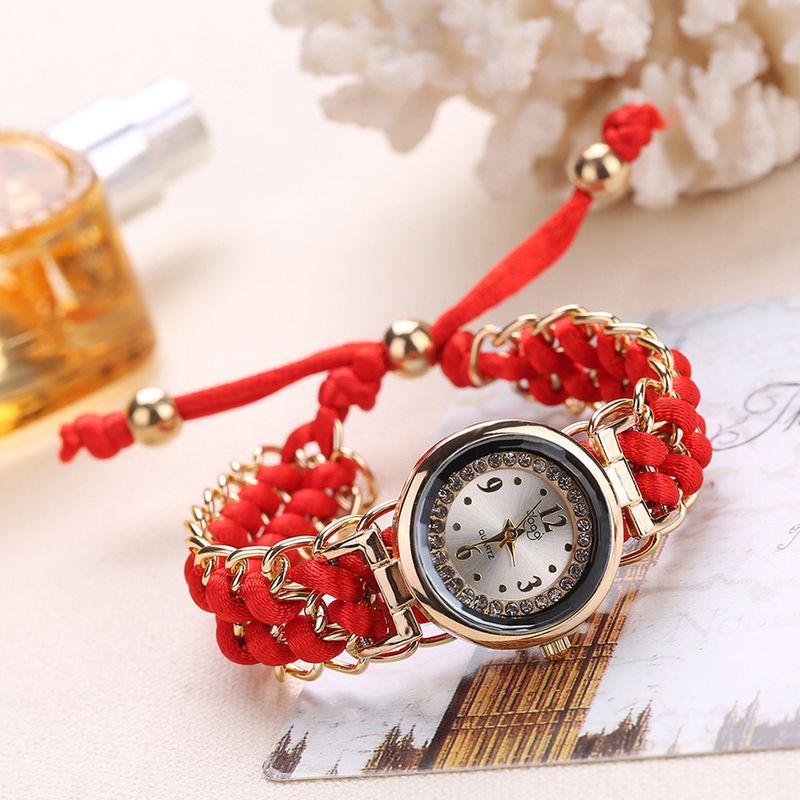 Yamaler Chronomat Elegant Design Easy to Read 10 Colors Women's Quartz Watch for Travel_voghion.com