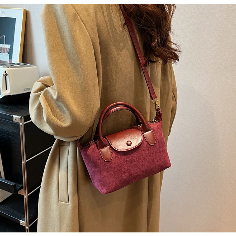 2023 herbst Und Winter Handheld Umhängetasche Einzelne Schulter Unterarm Knödel Tasche Für Frauen_voghion.com