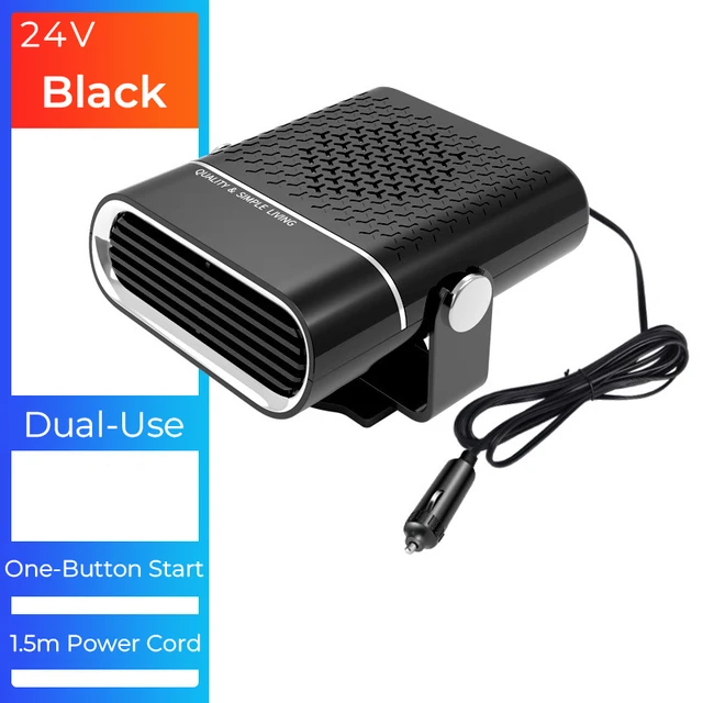 4 u 1 12V/24V 500W grijač za automobil, ventilator za grijanje, prijenosni električni sušilica, odmrzivač vjetrobranskog stakla_voghion.com