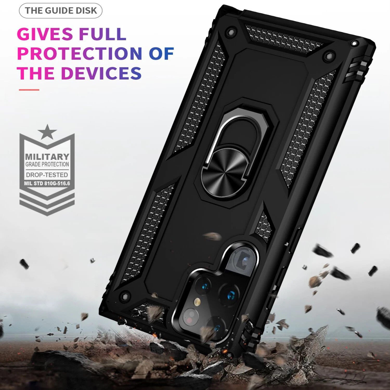 For Samsung Galaxy S25 Ultra S24 S23 S22 S21 FE Case Phone Cover + Screen Glass_voghion.com