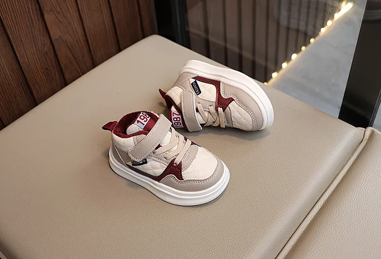 Zapatillas deportivas de invierno 2025 para niños y niñas, informales, antideslizantes, de Littlesprouts, para baloncesto._voghion.com
