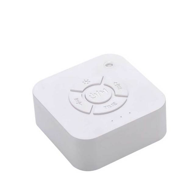 Weißes Rauschen Sound Machine für Erwachsene Wohnzimmer Dimmbares Nachtlicht Stereo-Sound Musik-Player Timer Lautsprecher Haushaltswaren_voghion.com