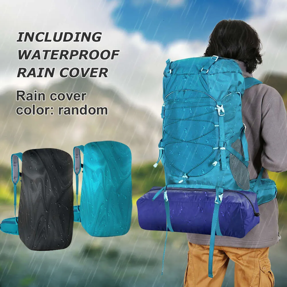 Sac à dos WESTTUNE 50L Hiki avec housse de pluie Sac d'alpinisme multifonctionnel Sac à dos d'extérieur pour voyage Trekki_voghion.com