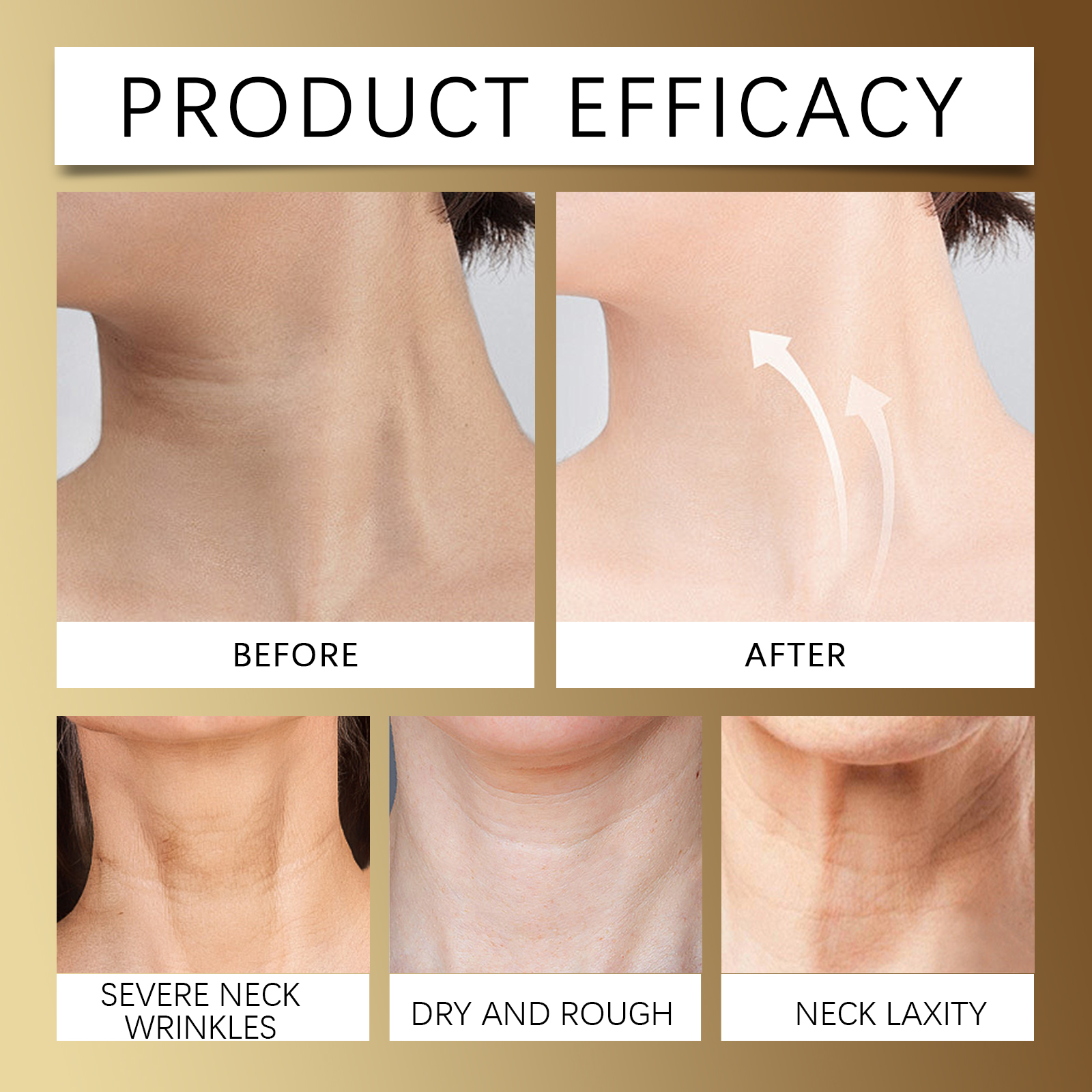 Jaysuing Gold Collagen Neck Patch Moisturizes, Nourishes And Lifts Neck Line Patch_voghion.com