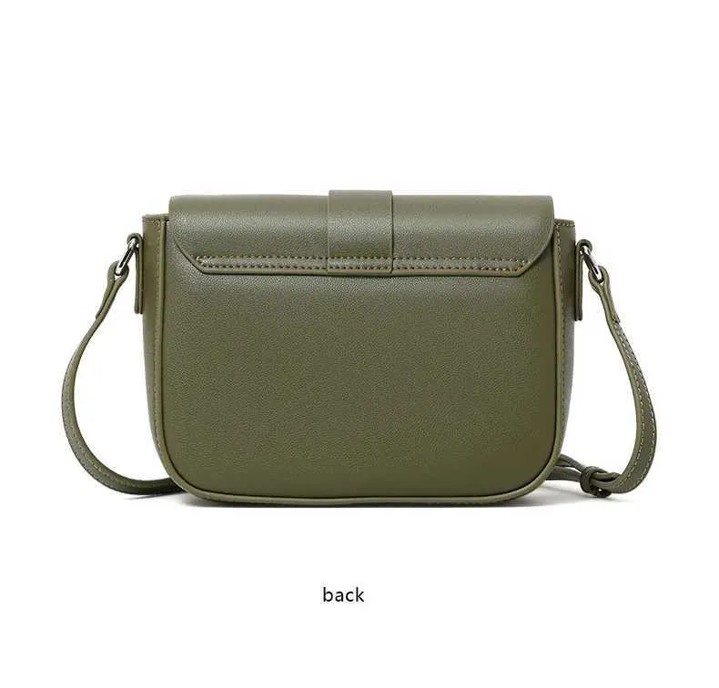 Aidrani Umhängetasche aus echtem Leder für Damen, 100 % weiches Rindsleder, stilvolle und schlichte quadratische Schultertasche, ba241214_voghion.com