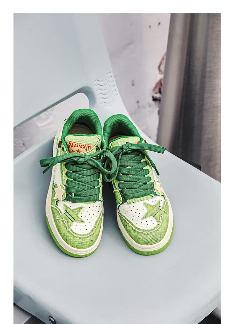 Modische Basketball-Sneakers: bequeme Casual-Sportschuhe mit weichen Sohlen_voghion.com