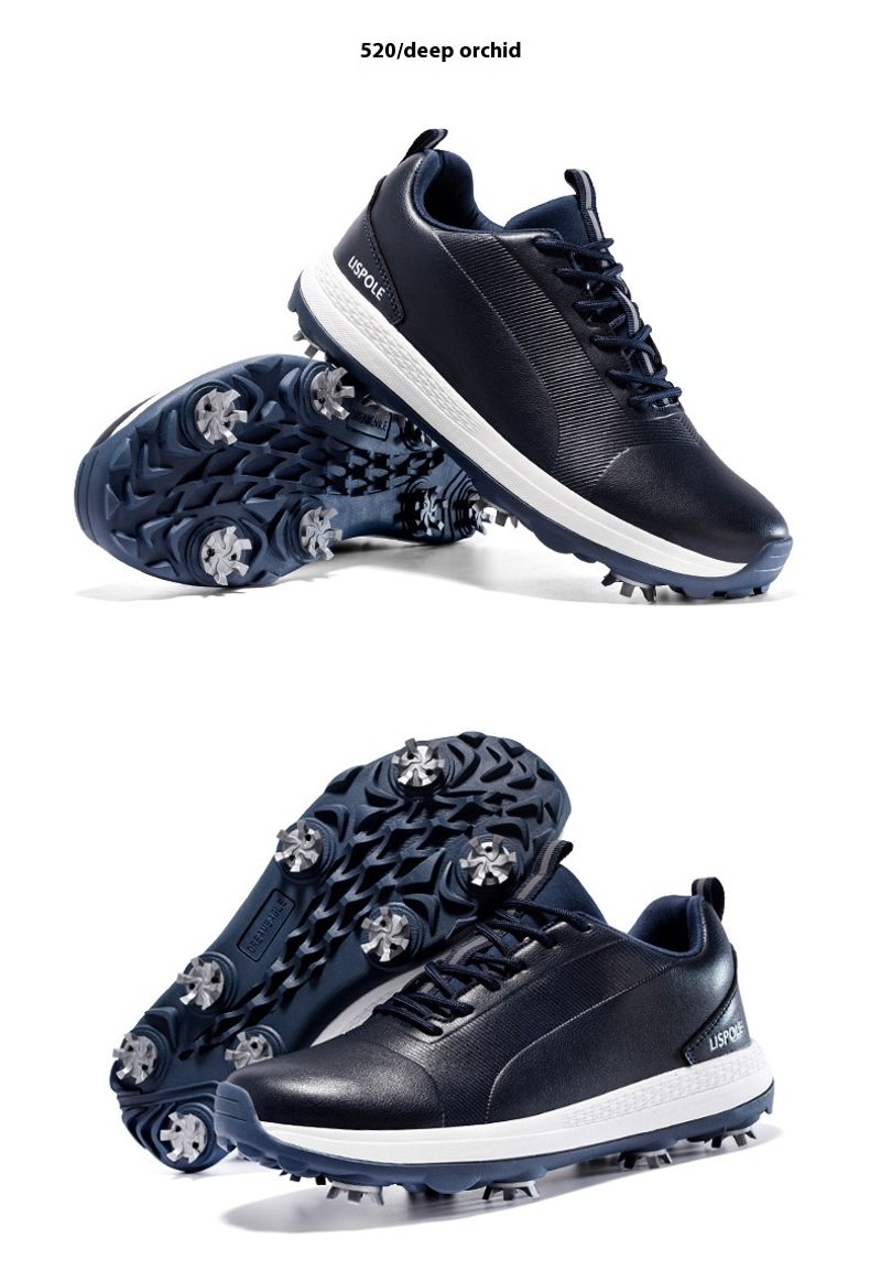 Primavera e verão novos homens golfe respirável quebrado spikes antiderrapante botão fivela ao ar livre casual sapatos esportivos_voghion.com