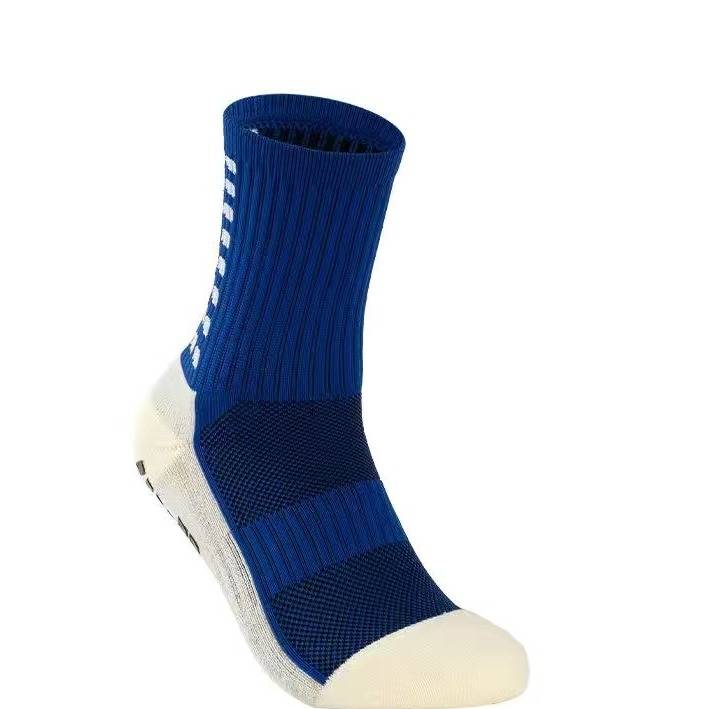 Calcetines de fútbol profesionales de alta calidad con agarre antideslizante y suela de rizo acolchada: calcetines de media caña que absorben la humedad para fútbol y deportes._voghion.com