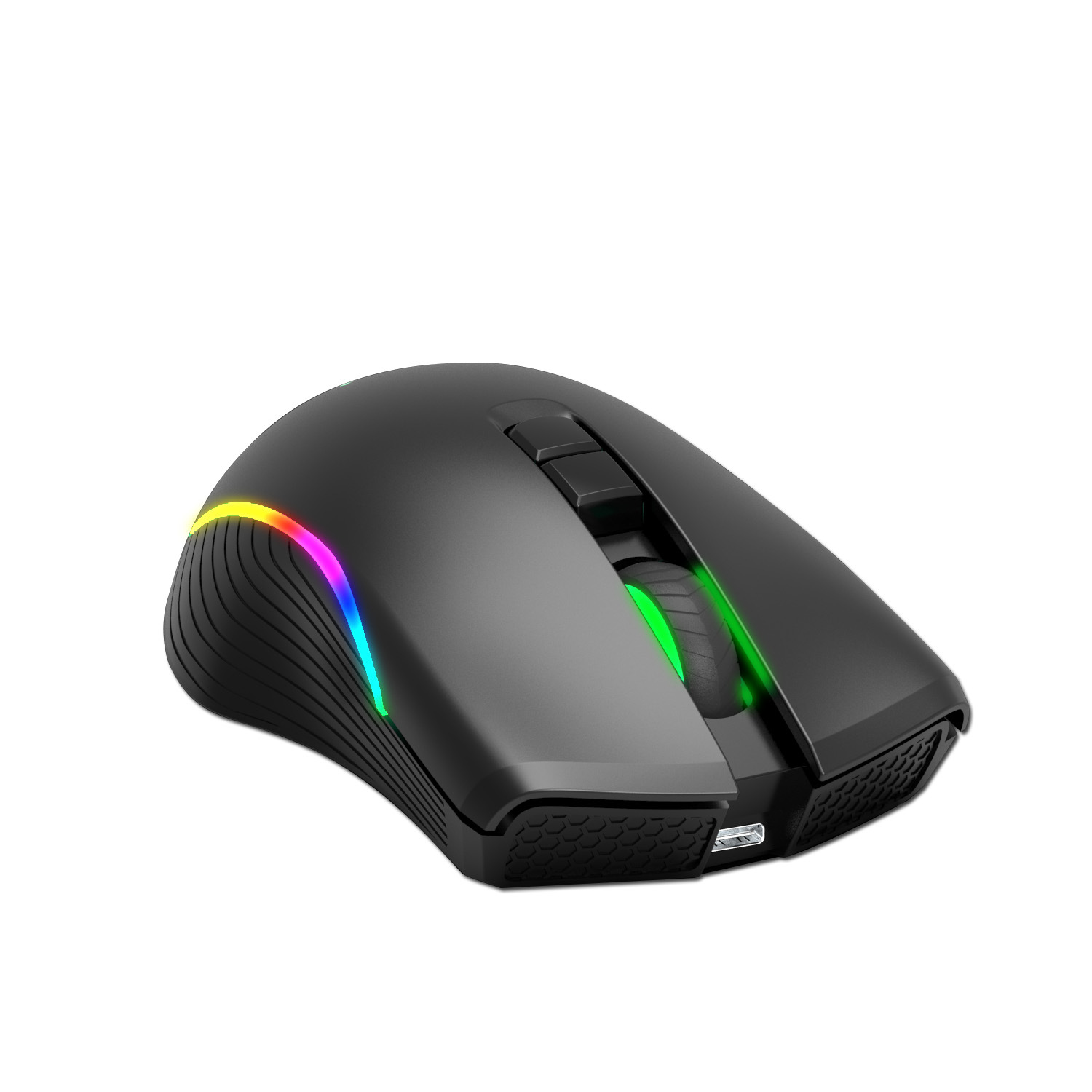T26 2.4G RGB glowing wireless TYPE-C rechargeable interface seven button gaming mouse hot selling_voghion.com