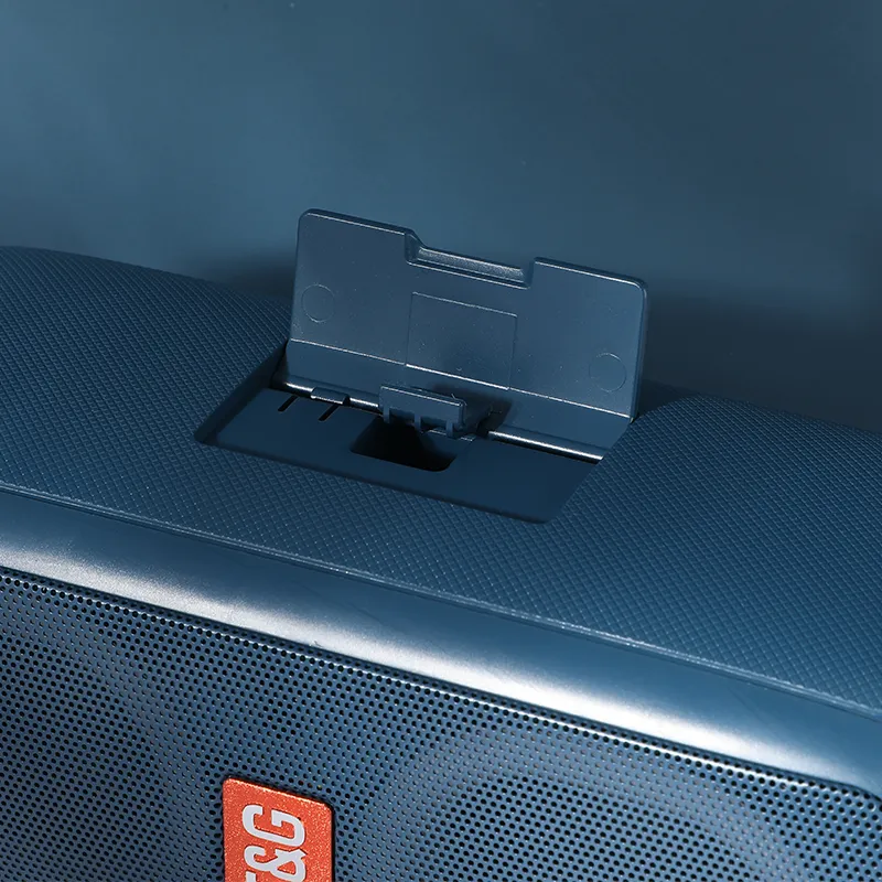 TG333 Portable Wireless Bluetooth Subwoofer Waterproof Outdoor TF USB Stereo With Phone Stand Speaker_voghion.com