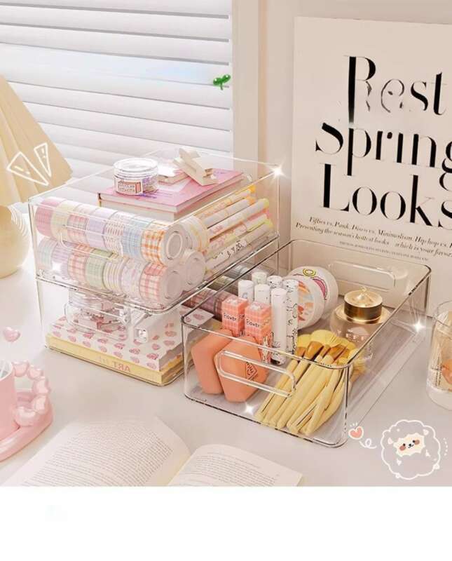 [Grote capaciteit opslag] Vergroot dikke opbergdoos, sorteer mand, make-up cosmetica gezichtsmasker en zet plank op_voghion.com