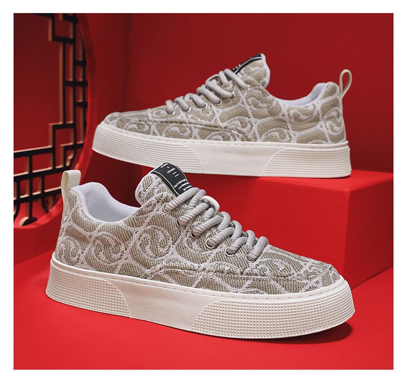 Chaussures décontractées pour hommes, grandes tailles, tendance chinoise chic, respirantes, confortables, simples, pour étudiants, 2024_voghion.com