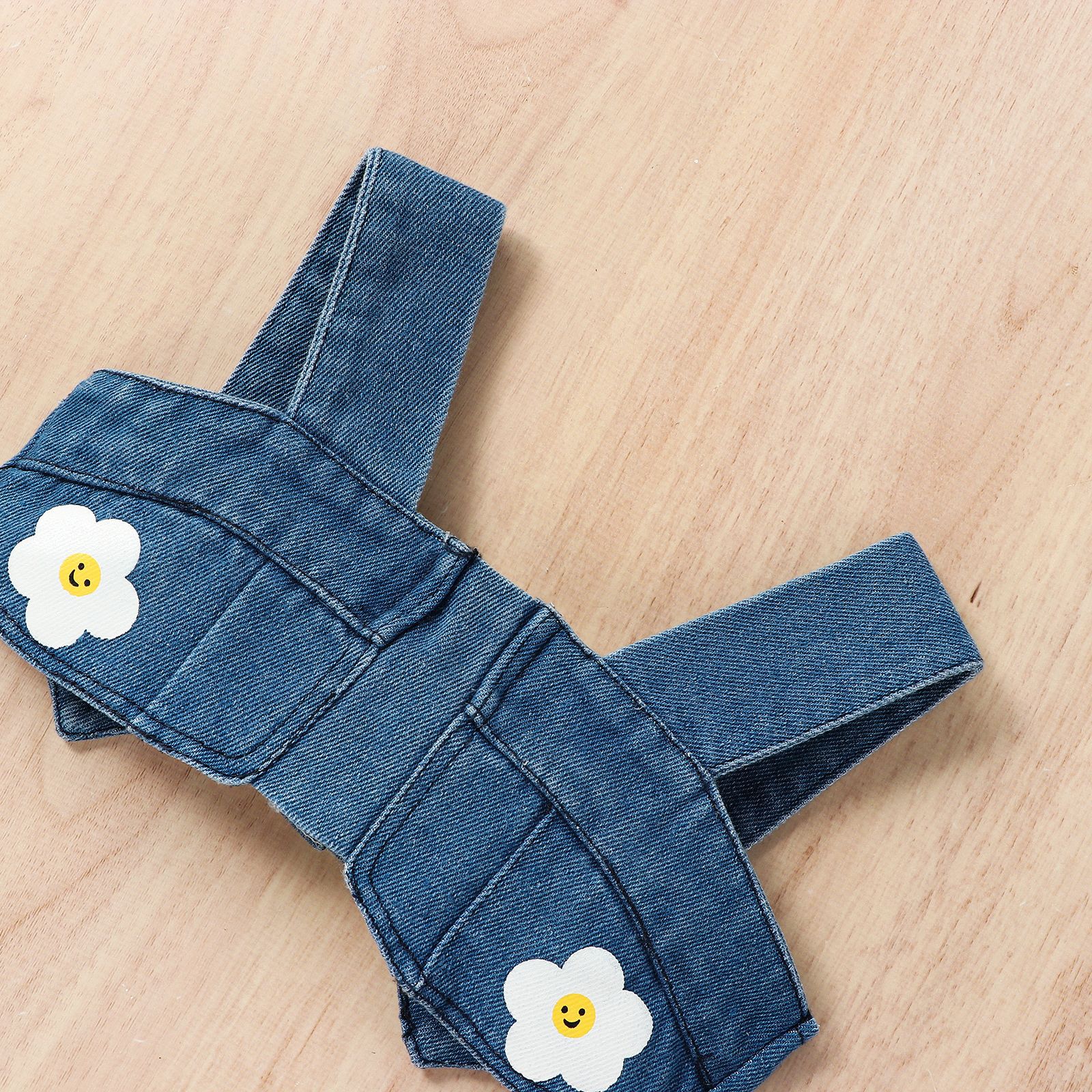 Mutter & Kinder Europäischen und Amerikanischen kinder kleidung der neue sommer mädchen rohr top halter top + denim shorts set_voghion.com